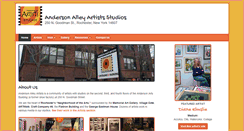Desktop Screenshot of andersonalleyartists.com